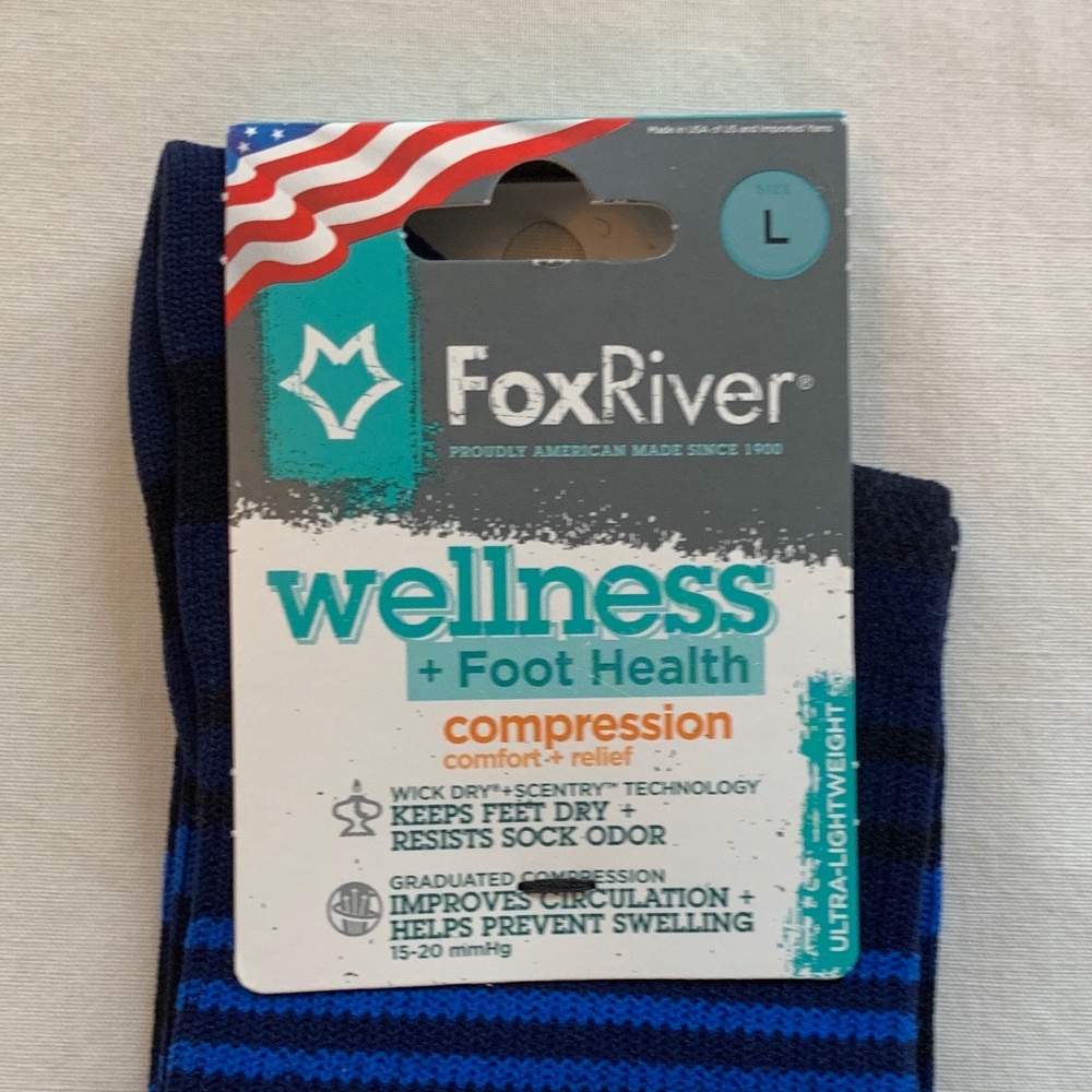 Fox River Wellness Over-The-Calf Compression Socks
